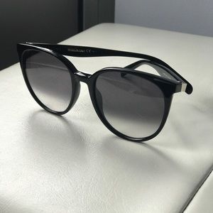 Celine Round Oversize Gradient Sunglasses
